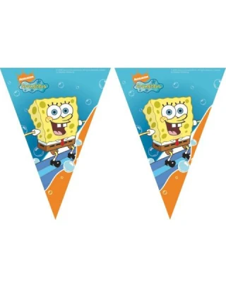 SpongeBob Surfing Bayrak Set