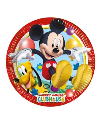 Playful Mickey Kağıt Tabak
