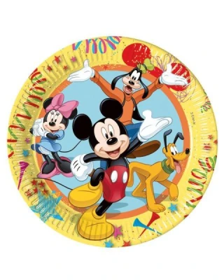 Mickey Carnival Kağıt Tabak