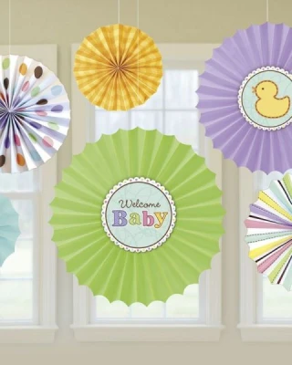 Tiny Bundle Kağıt Fan Dekorasyon Seti