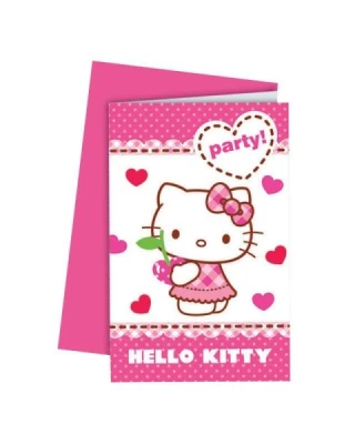 Hello Kitty Davetiye & Zarf
