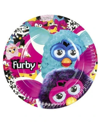Furby Kağıt Tabak