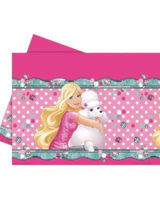 Elegant Barbie Plastik Masa Örtüsü