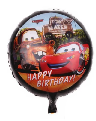 Disney Cars Happy Birthday Folyo Balon (18 İnc)