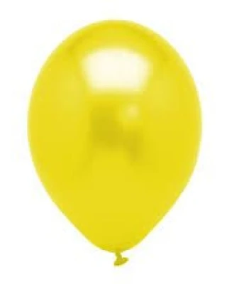 12" Metalik Sarı Balon (HBK)