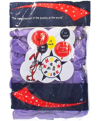 12 İnç Açık Violet Dış Mekan Balon