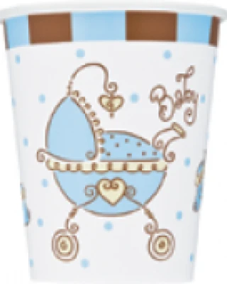 Baby Joy Blue Kağıt Bardak (8 Adet)