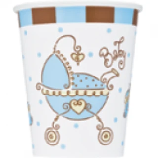 Baby Joy Blue Kağıt Bardak (8 Adet)