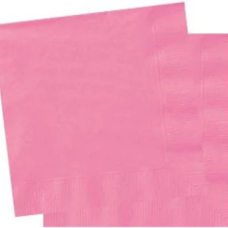 Pembe Pastel Renk Kağıt Peçete (20 Adet)