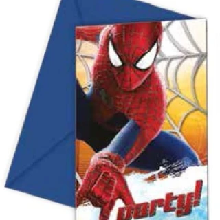 The Amazing Spiderman 2 Parti Davetiyesi ve Zarf
