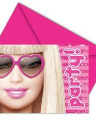 Barbie Fabulous Davetiye ve Zarf