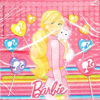 Barbie´s Potrait Peçete