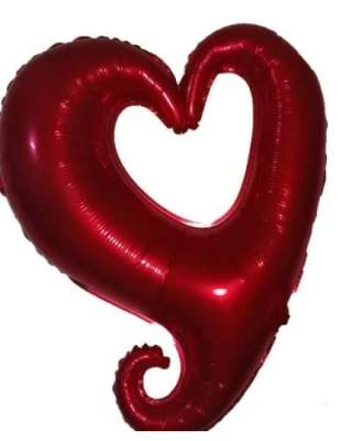 Şekilli Kalp Folyo Balon