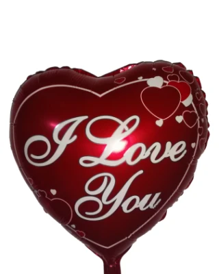 18 İnc I Iove You Folyo Balon