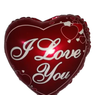 18 İnc I Iove You Folyo Balon
