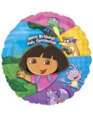18 İnç Dora&Friends Birthday Anagram Folyo Balon