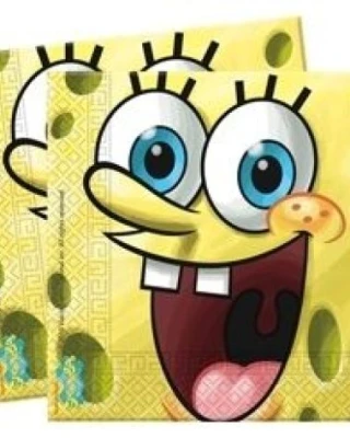 SpongeBob Kağıt Peçete (20 Adet)