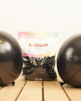 12 İnç Siyah Dış Mekan (Kal.) Balon