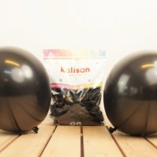 12 İnç Siyah Dış Mekan (Kal.) Balon