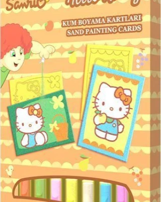 Hello Kitty Kum Boyama Çift DS-13