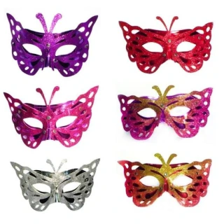 Maske - Simli Kelebek