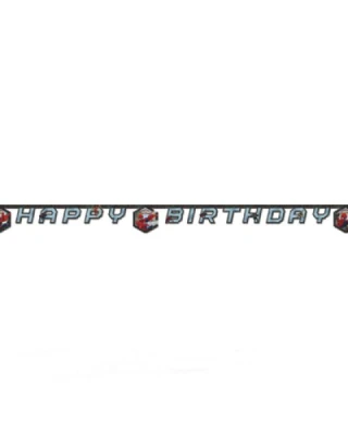Ultımate Spıderman Happy Bırthday Banner