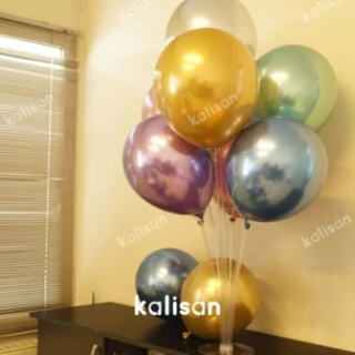 Mirror Krom Balon 50 Li Karışık 12 İnç