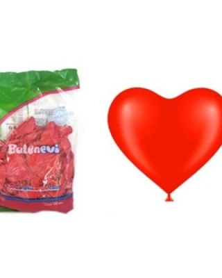 12 inç KALP BALON 100 'LÜ