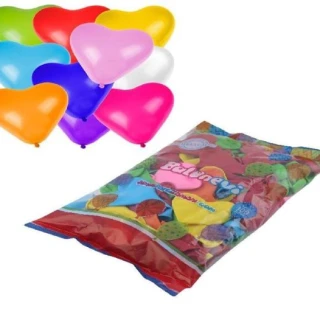 12 inç KALP BALON KARIŞIK RENK 100 'LÜ