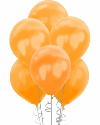 TURUNCU METALİK BALON 100'LÜ