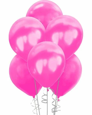 PEMBE METALİK BALON 100'LÜ