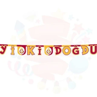 Galatasaray İyiki Doğdun Yazı Set