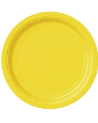 Sarı Pastel Tabak 8 Li