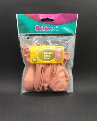 Metalik Golden Rose Balon 20 Li
