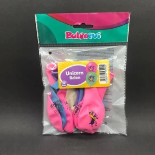 Unicorn Baskılı Balon 12 Li
