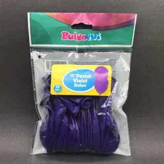 Violet Pastel Balon 25 Li