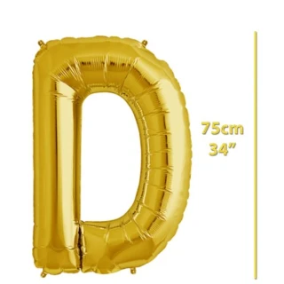 Folyo Harf D Gold Balon 34 İnç