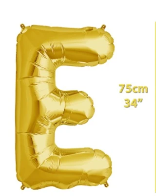 Folyo Harf E Gold Balon 34 İnç