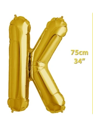 Folyo Harf K Gold Balon 34 İnç
