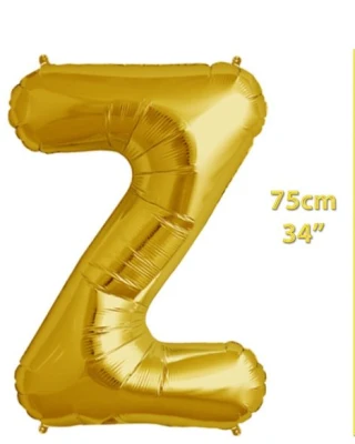 Folyo Harf Z Gold Balon 34 İnç