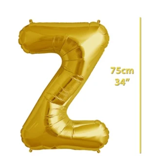 Folyo Harf Z Gold Balon 34 İnç