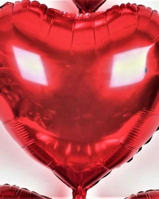 Kırmızı Kalp Folyo Balon 24 İnç