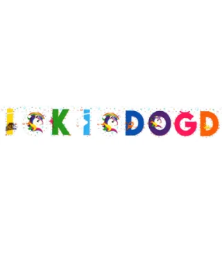 Unıcorn İyiki Doğdun Yazı Seti