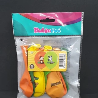 Safari Baskılı Balon 8 Li