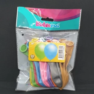 Metalik Karışık Balon 20 Li