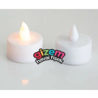 Pilli Tealight Mum Gün Işığı