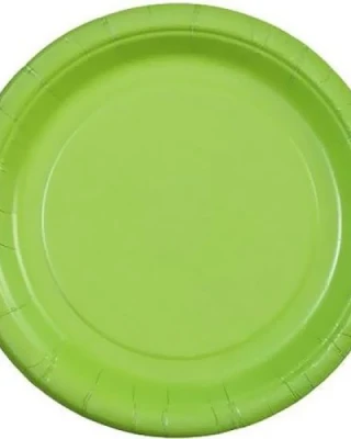 Açık Yeşil Pastel Renk Tabak 22 cm ( 25 Ad )