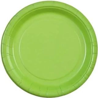 Açık Yeşil Pastel Renk Tabak 22 cm ( 25 Ad )