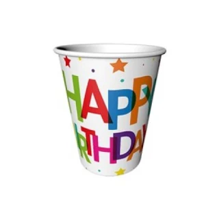 Superstar Bırthday Bardak ( 8 Ad )