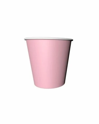 Pembe Pastel Bardak ( 8 Ad )